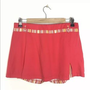 Lily’s Of Beverly Hills melon orange tennis skirt/skort 
Size Medium EUC